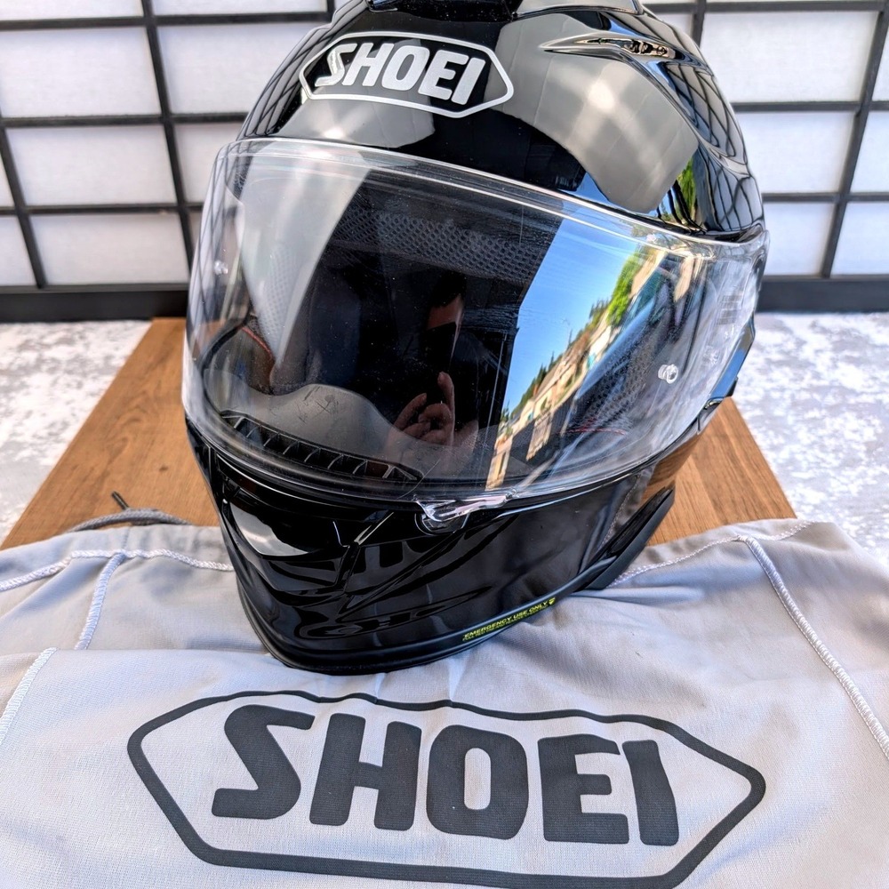 Shoei GT-Air II Full Face Motorcycle Helmet Gloss Black Medium Japan EUC
